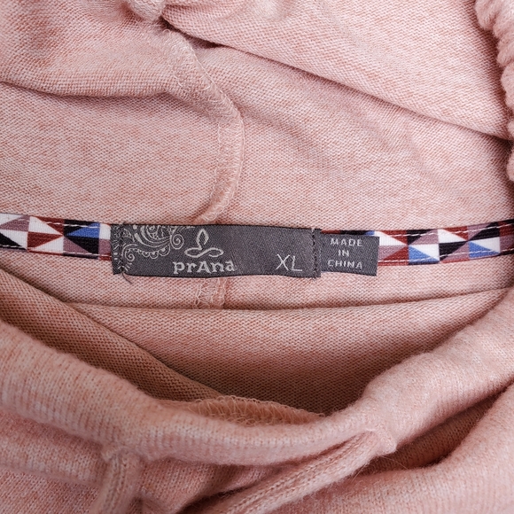 Prana Pink Cowl Neck Sweater XL - Picture 10 of 11